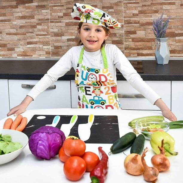 Cuchillo de cocina para niños con mango verde Arcos Kids