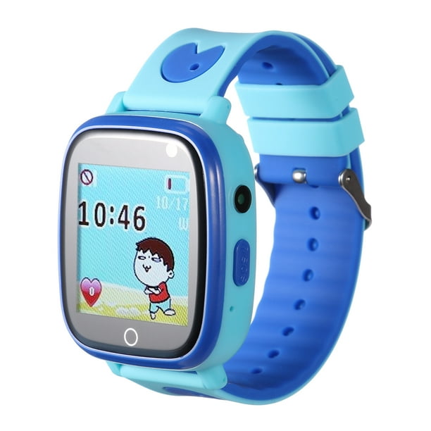 Reloj inteligente para niños, pantalla táctil, ubicación, fotografía,  teléfono, reloj (azul) Likrtyny Para estrenar