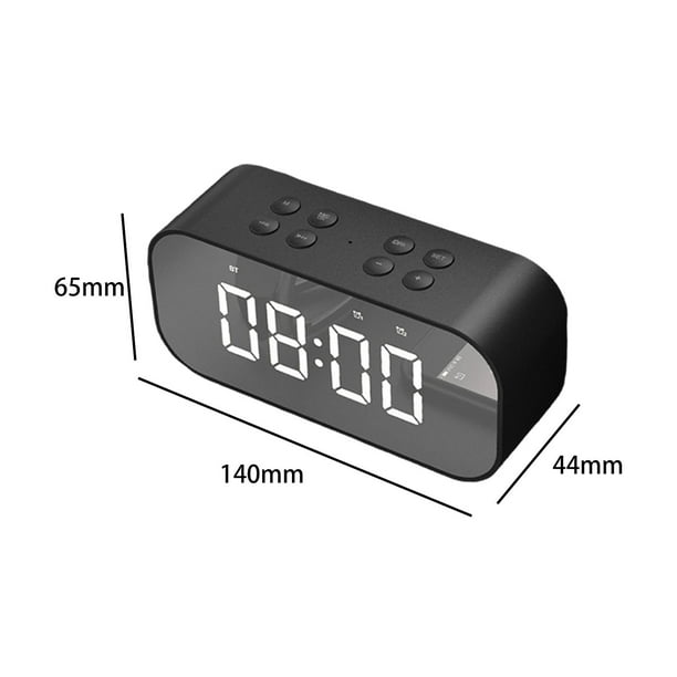  uscce Radio reloj despertador para dormitorio, 0-100