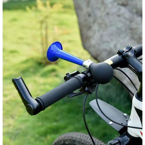 Bocina de bicicleta para adultos, cuerno clásico de metal para carrito de  golf, se adapta a todas las barras de mango de bicicleta, sonidos fuertes