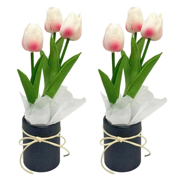 Ramo de flores artificiales tulipanes decorativa para el hogar GENERICO