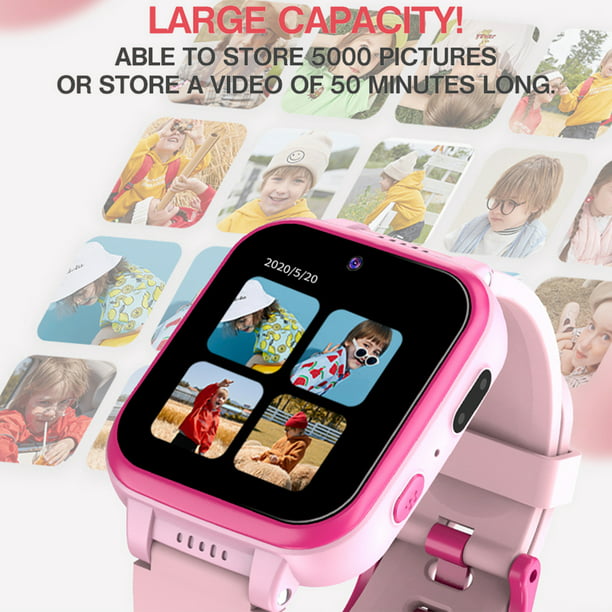 Reloj inteligente para niños, regalo para niñas de 6 a 12 años, 24 juegos  de rompecabezas, pantalla táctil HD, relojes para niños con MP3, video