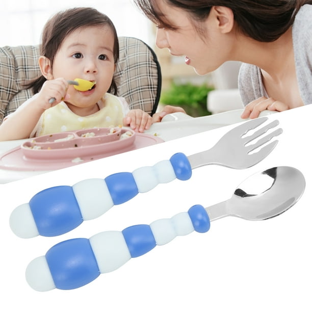 Utensilios Para Bebés Cuchara Tenedor Juego Niños Alimentación