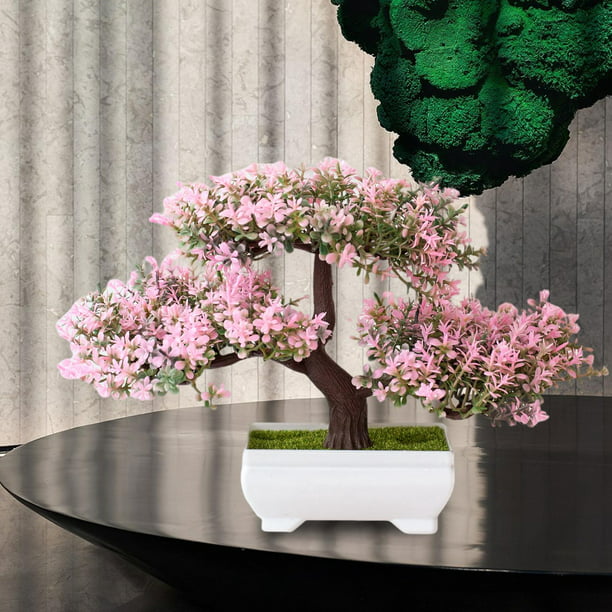 Árbol bonsái Artificial, decoración de pntas falsas, pntas de casa  artificiales en , pino japonés pa Sunnimix bonsái falso