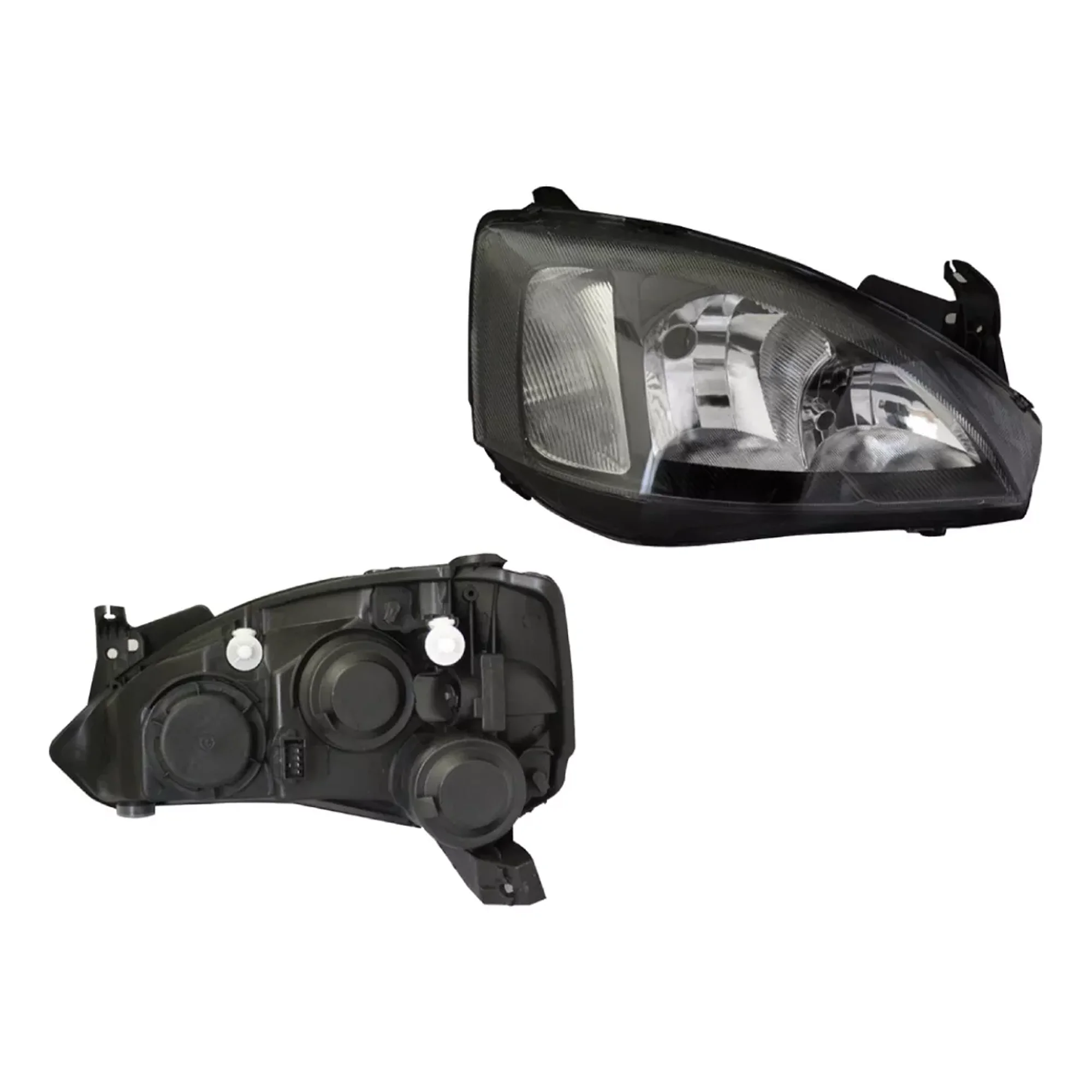 Diforza faro fondo negro para chevrolet corsa derecho 2003 2004 2005 2006 2007 2008