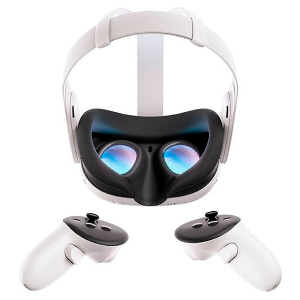 Gafas Realidad Virtual Profesionales + Guía de Juegos Realidad Virtual  gratuitos. Botón mecánico Gaming Incorporado y Acabados en Tela.Compatible  con