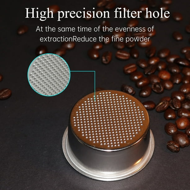 51mm Acero inoxidable reemplazo filtro Cesta Accesorios de Café