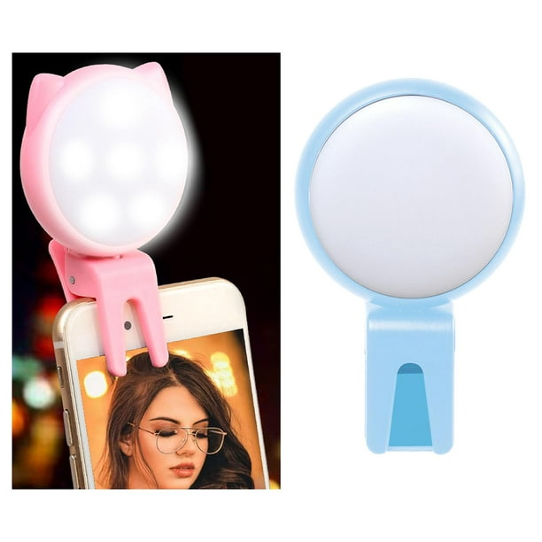 Anillo de Luz Selfie LED Mini Flux'S, Recargable por USB, con Pinza de  Sujeción, para Móvil, Tablet o Portátil, para Selfies, , TIK Tok,  Instagram, Directos, Videollamadas, Maquillaje : : Electrónica
