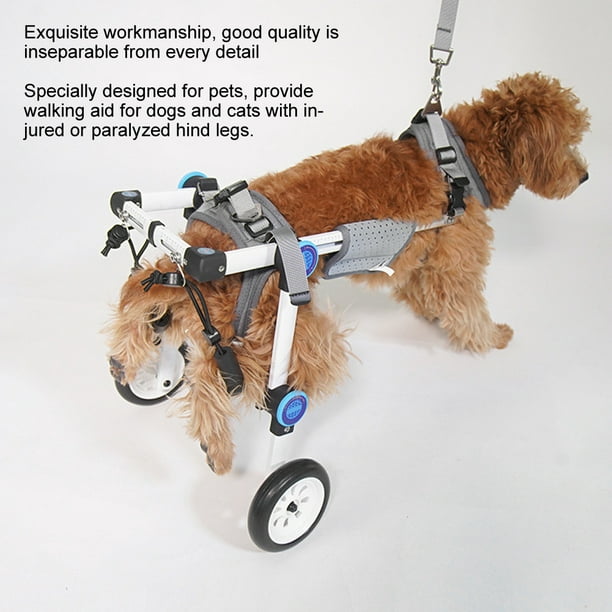 Coche para perros discapacitados silla de ruedas de aleación de