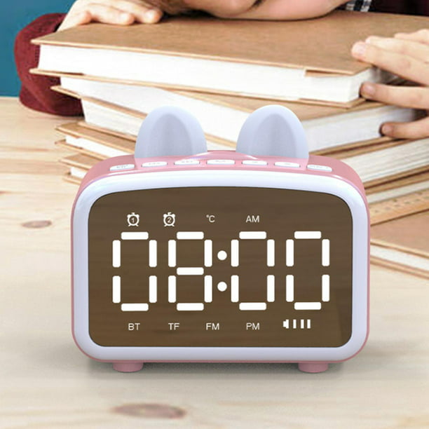 Reloj despertador digital dual con radio FM LED despertador para el hogar,  dormitorio, oficina Hugtrwg Para estrenar