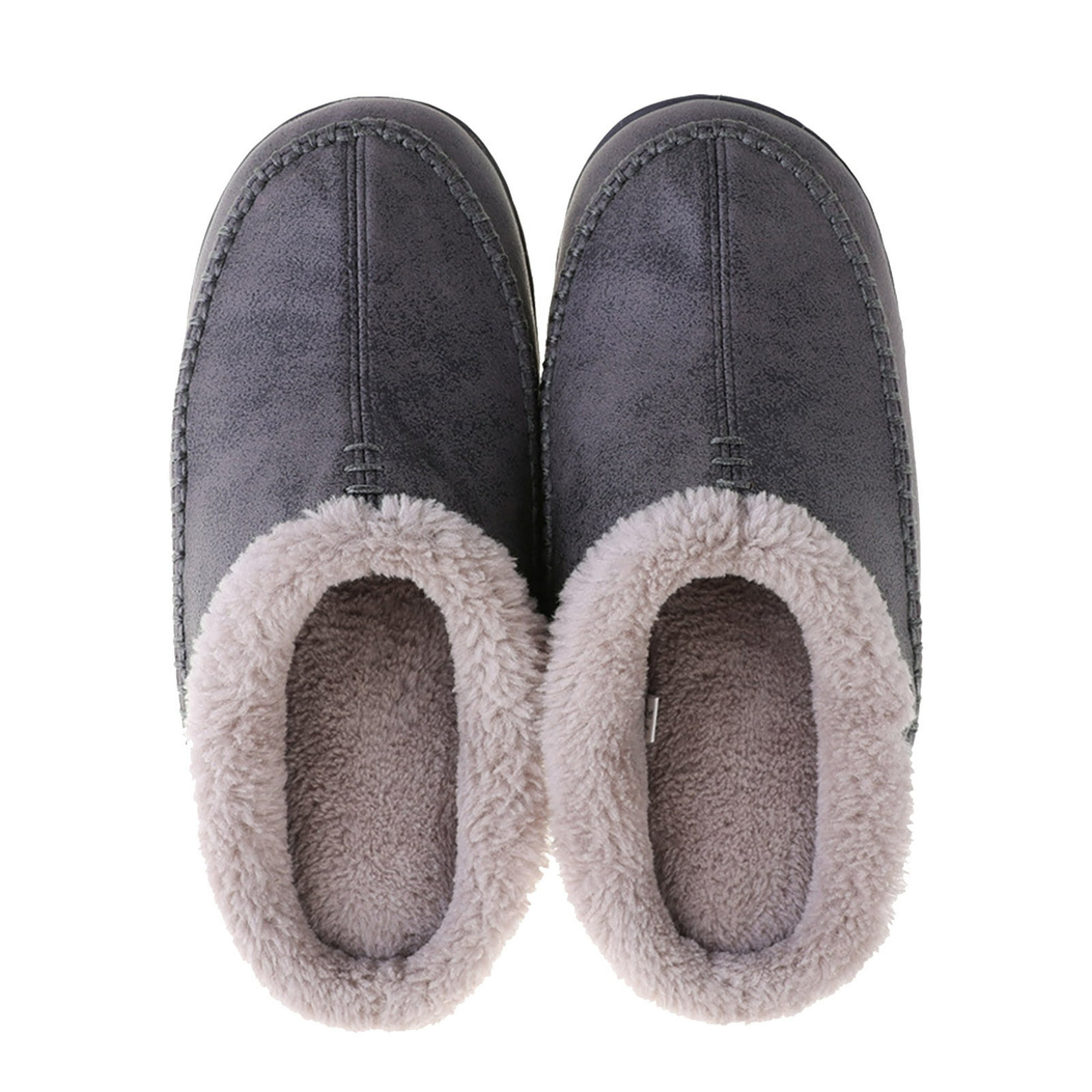 PANTUFLA PARA HOMBRE Stahl 1808 NEGRO, PIEL BORREGO.