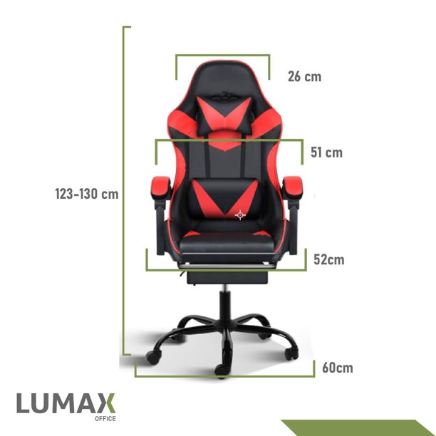 Silla Gamer Gaming Ergonomica Reclinable Reposa Pies