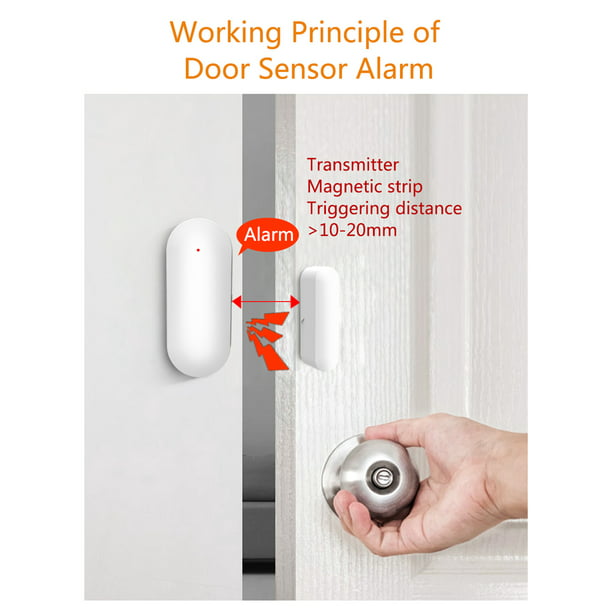 Sensores de puerta WIFI alarmas contacto inalámbrico puerta