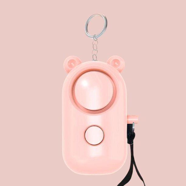 Alarma personal Llavero Alarma Alarma de seguridad de emergencia Ligero  para niñas Mujeres Estilo No Yuyangstore Alarma de seguridad personal