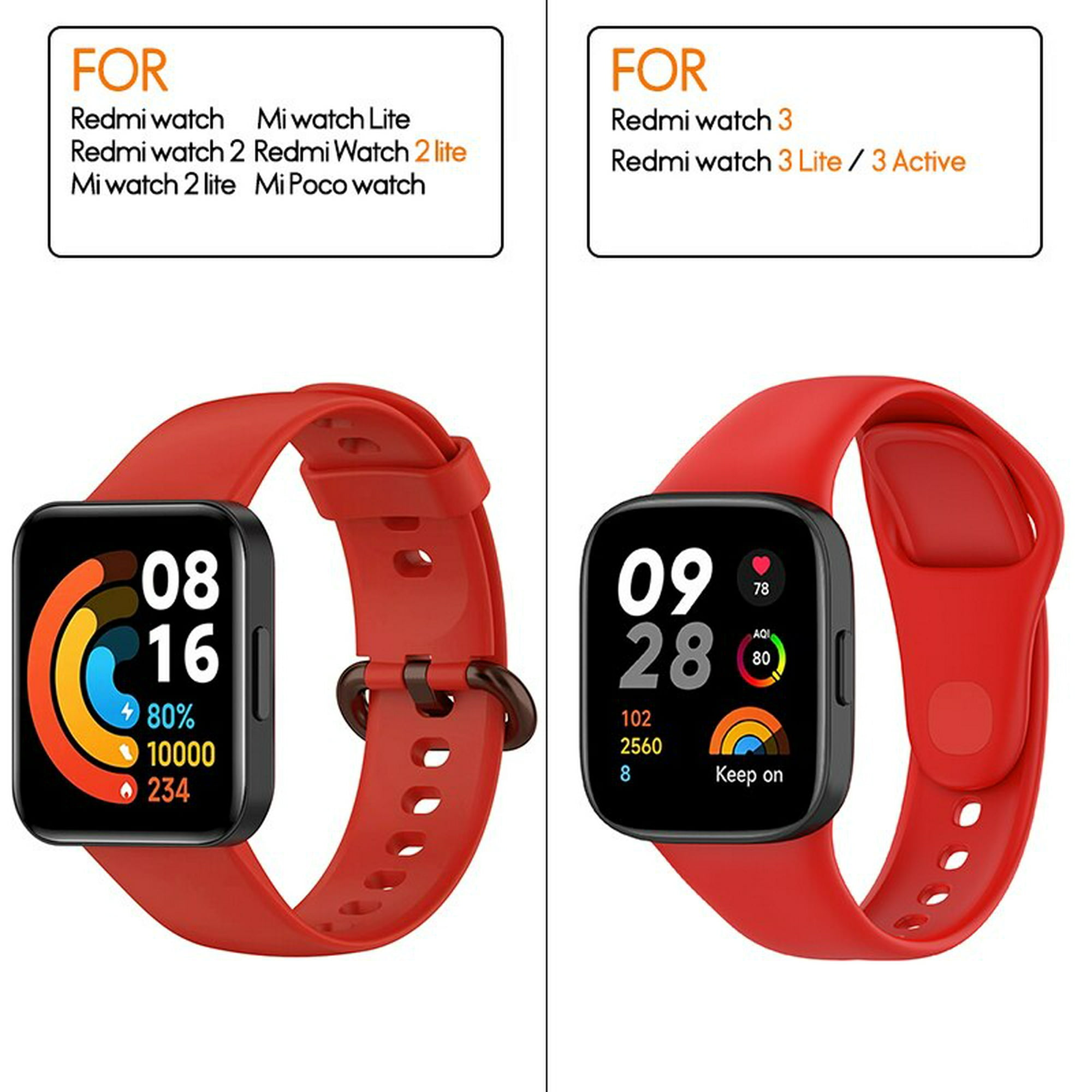 Nueva correa de silicona para Xiaomi Redmi Watch 3 para Xiaomi Mi