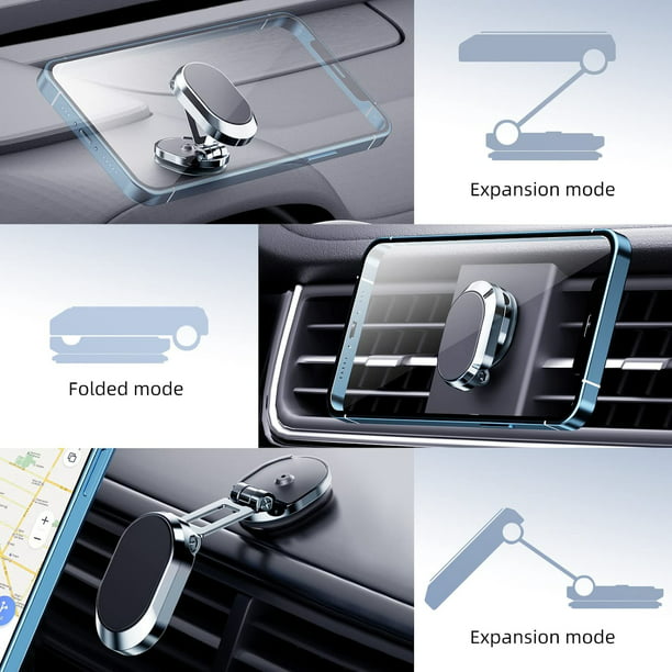 Por qué debes usar un soporte imantado para móvil en el coche y cuáles son  los