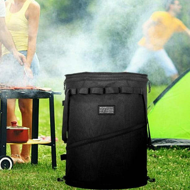 Cubo basura plegable Black - Accesorios camping