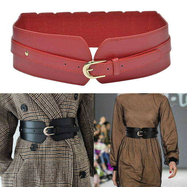Cinturón Obi para Mujer, Cinturón Ancho de Cuero , Fajín, Cinturón de  Vestir - Rojo Soledad cinturón ancho de mujer