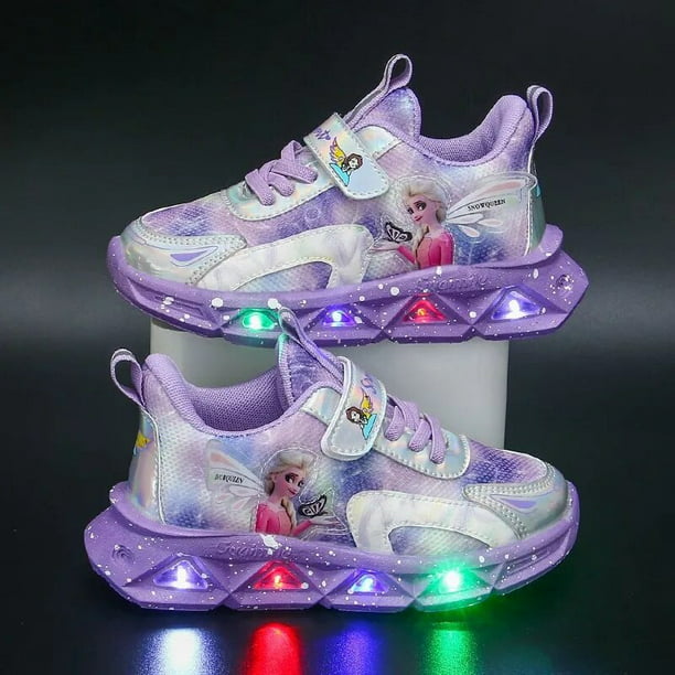 Zapatillas con luces para niña. Deportivas con luces. Zapatos niña.