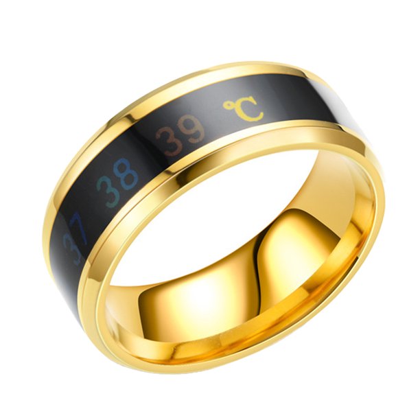 Anillo de temperatura corporal con Sensor inteligente para hombre