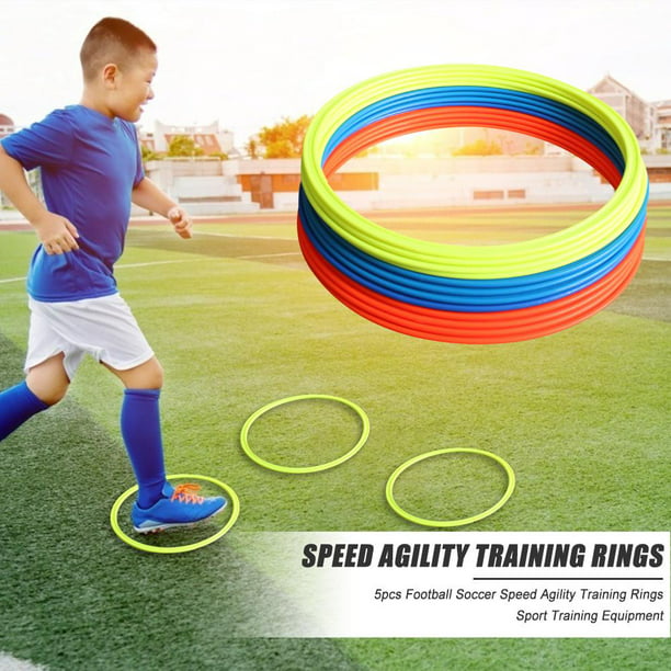 Juego de vallas de velocidad, 5 piezas de vallas de agilidad ajustables en  altura, vallas de entrenamiento de fútbol, ​​equipo de entrenamiento de