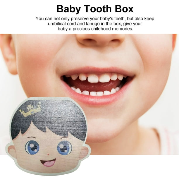 Caja de dientes de leche de madera para niños y niñas, organizador de  almacenamiento de dientes de leche, regalo de recuerdos,  Polonia/Inglés/holandés/ruso/francés/italiano - AliExpress