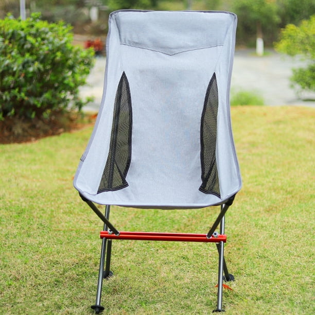 Silla plegable ligera plegable para acampar portátil, silla de pesca,  asiento de pícnic, silla de playa para barbacoa