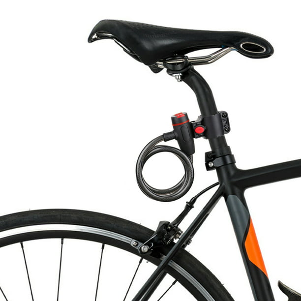 Candado de bicicleta Etronic Lock, Eseesmart Candado de bicicleta Bluetooth  y huella dactilar, cable de bloqueo de bicicleta resistente antirrobo
