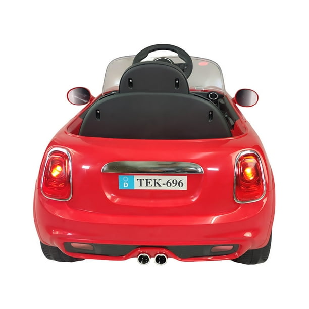 Montable Eléctrico The Baby Shop - go kart electrico, control remoto, 12v,  luz, sonido,bluetooth Rojo 