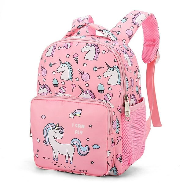Bolso escolar de unicornio rosa / bolso escolar para niñas