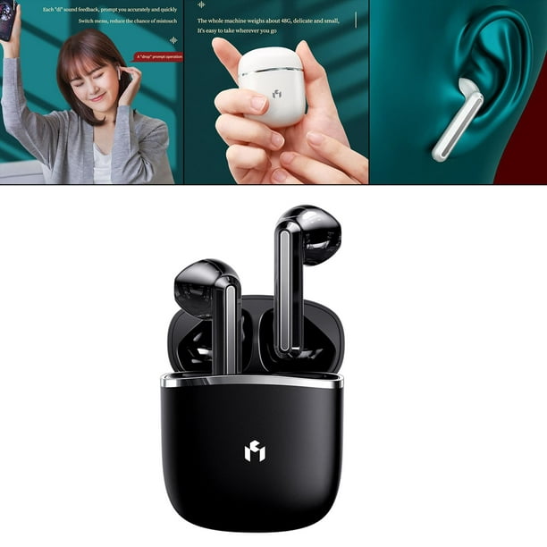 Mini auriculares Bluetooth ocultos en la oreja pequeños auriculares  ergonómicos inalámbricos con micrófono estuche de carga carga tipo c – Los  mejores productos en la tienda online Joom Geek