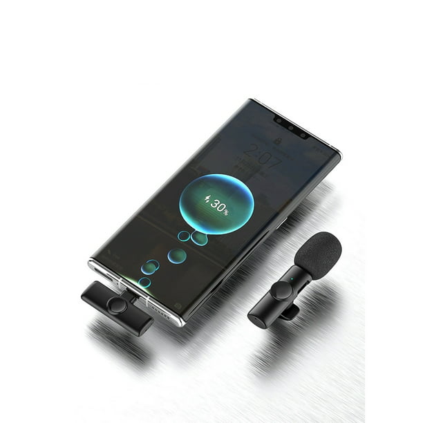 Micrófono inalámbrico Lavalier SNZIYAG para iPhone/iPad con