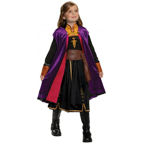 Proponer lana montar Disfraz Premium de Anna Frozen Disney Princesa Disney Infantil talla 4-6  años | Walmart en línea