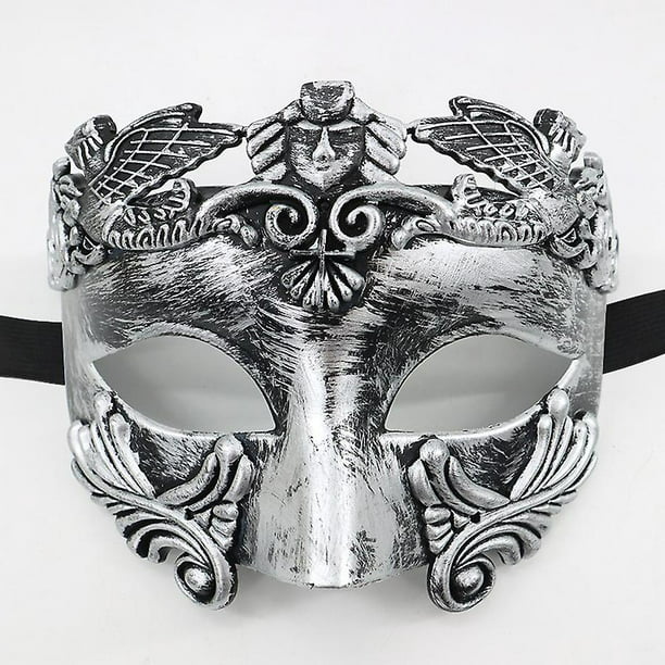 Antiguo guerrero espartano griego Máscara de mascarada romana Hombres  Máscara veneciana Máscara de bola de boda Máscara de carnaval Máscara de  bola de boda Fiesta de bola burlesca LingWen 1327534295283
