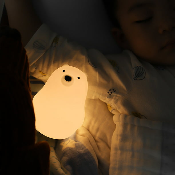 Luz De Noche para Bebés de Silicona