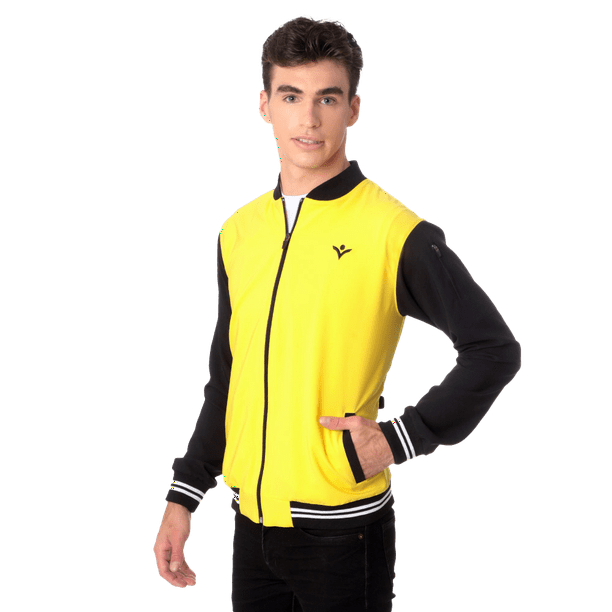 Hombre Casual Chaqueta Ligera Bomber Varsity Rompevientos