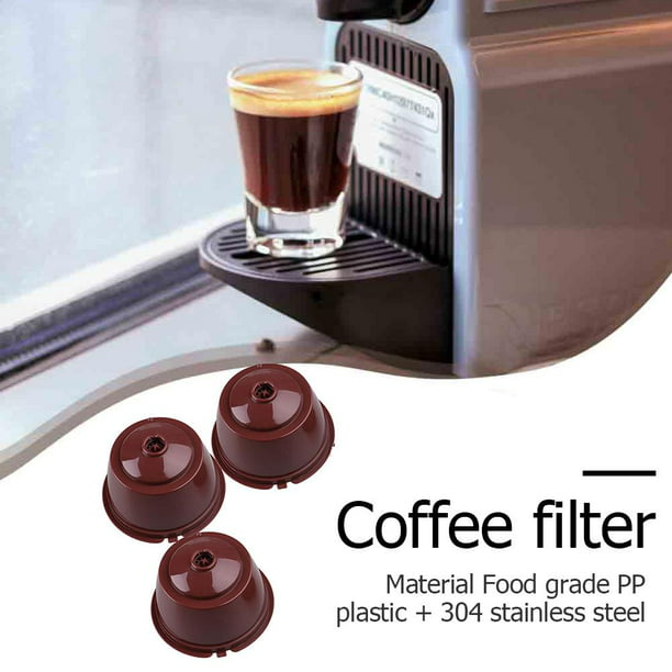 Cápsulas de café rellenables, taza de filtro Compatible con Dolce