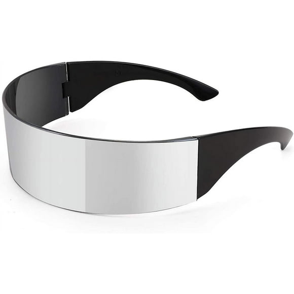 liangnv gafas de sol futuristas cyclops cyber visor de los años 80 para hombres y mujeres estilo punk cosplay b2740