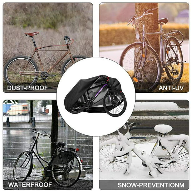 YardStash Funda para bicicleta, impermeable, para bicicleta al aire libre,  resistente a la intemperie, lona reflectante para almacenamiento al aire
