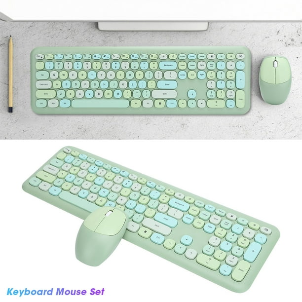  Cómodo set de teclado y ratón inalámbricos