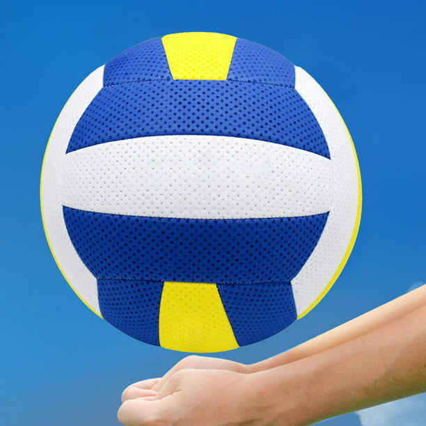  Pelota de voleibol de alta calidad, suave al tacto, tamaño  oficial, 5, para exteriores, interiores, playa, gimnasio, pelota de juego  (verde) : Deportes y Actividades al Aire Libre
