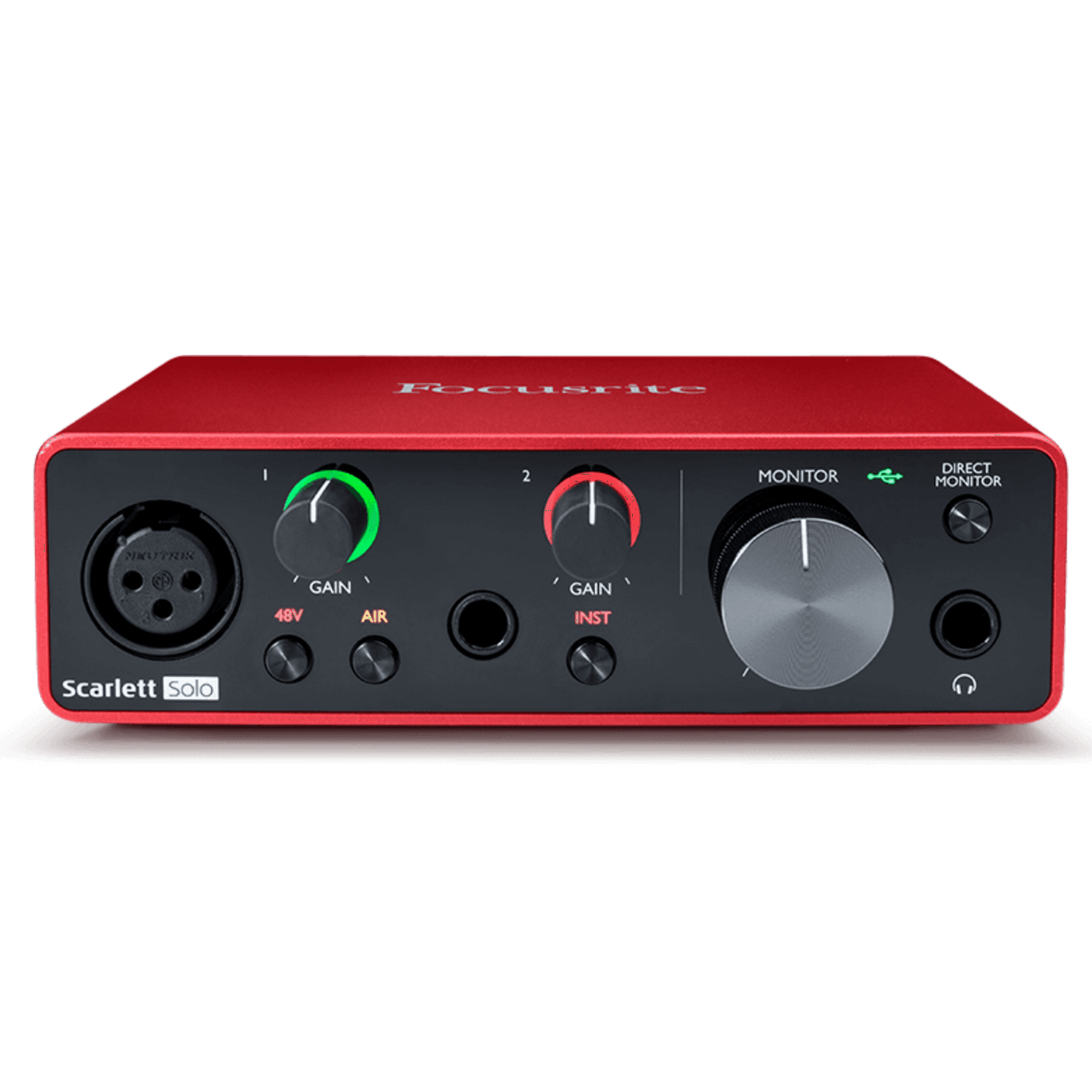 Interface de audio focusrite scarlett solo gen3 focusrite scarlett solo