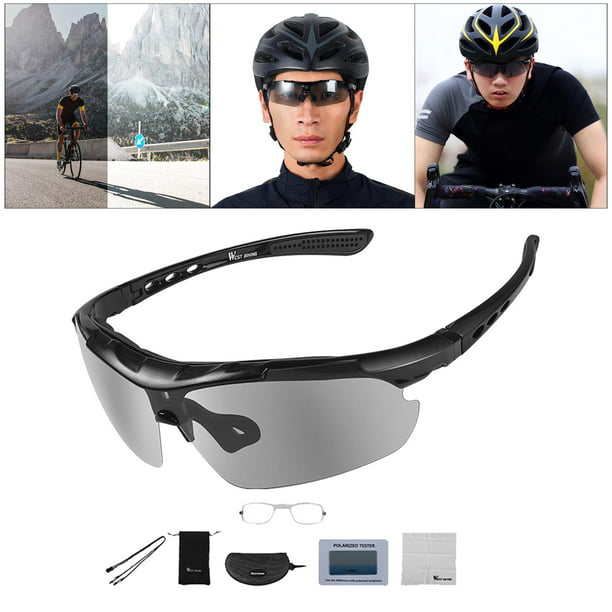 Baoblaze Gafas de ciclismo fotocromáticas, protector UV400 para bicicleta  de montaña, para hombre y mujer