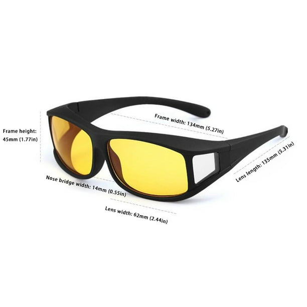 Gafas de visión nocturna polarizadas antirreflejos HD conducción nocturna gafas  amarillas para mujeres y hombres – Yaxa Store