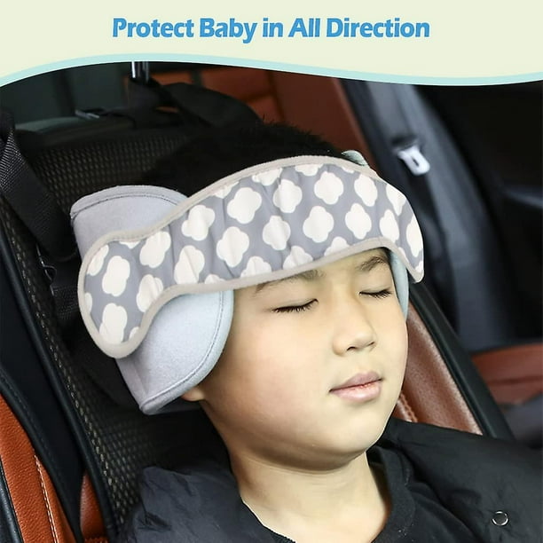 Soporte de cabeza de asiento de coche para niños, cinturón de