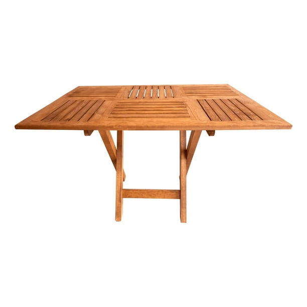 Mesa plegable borde escuadrado 80x120 para jardín / exterior de Acero -  Colección Table System