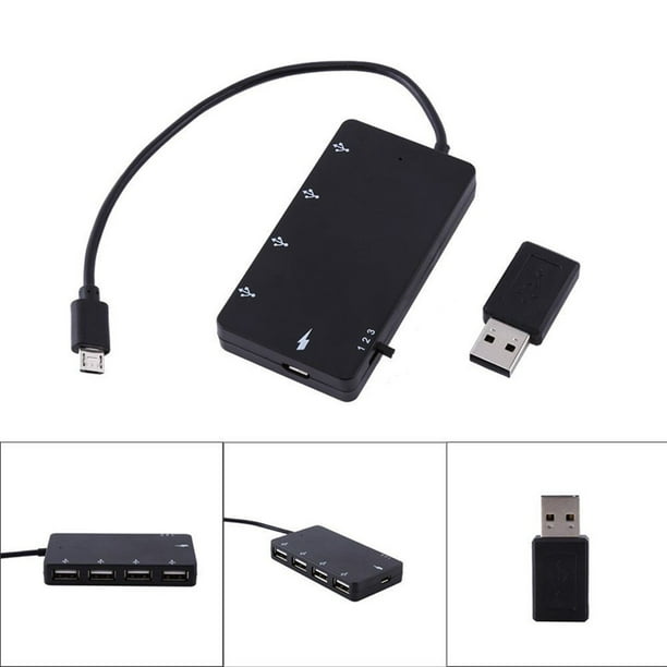 Adaptador de cable de alimentación OTG con puerto micro USB 4K