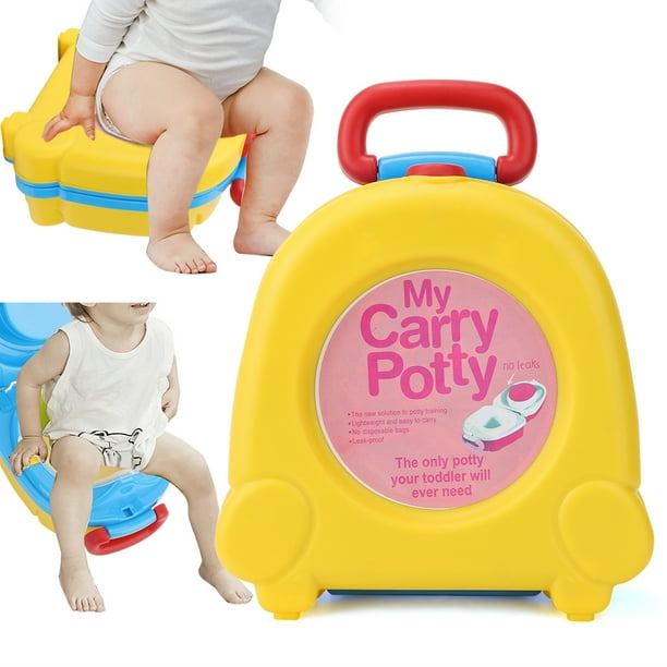 Orinal portátil para niños, orinal para bebé, botella para orinal, coche de  viaje, inodoro para niña y niño, orinal amarillo
