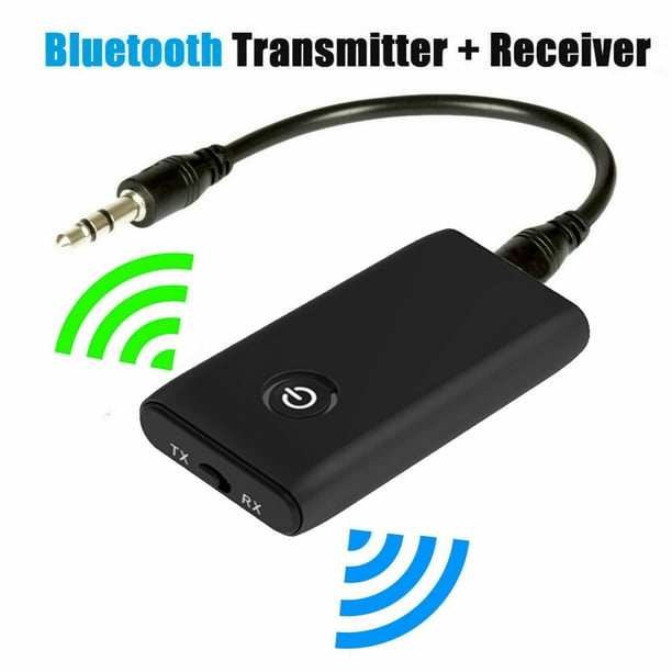Transmisor y receptor Bluetooth 5.0 Adaptador Bluetooth 2 en 1 Adaptador de  audio inalámbrico Salida de monitor dual aptX de 3,5 mm para TV, PC,  sistema estéreo para automóvil / hogar ShuxiuWang 8390606133502