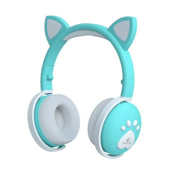 audífonos de diadema gadgets and fun gato bluetooth color aqua